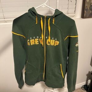 Edmonton Grey Cup 2010 Reebok Full Zip Hoodie CFL Football Jacket